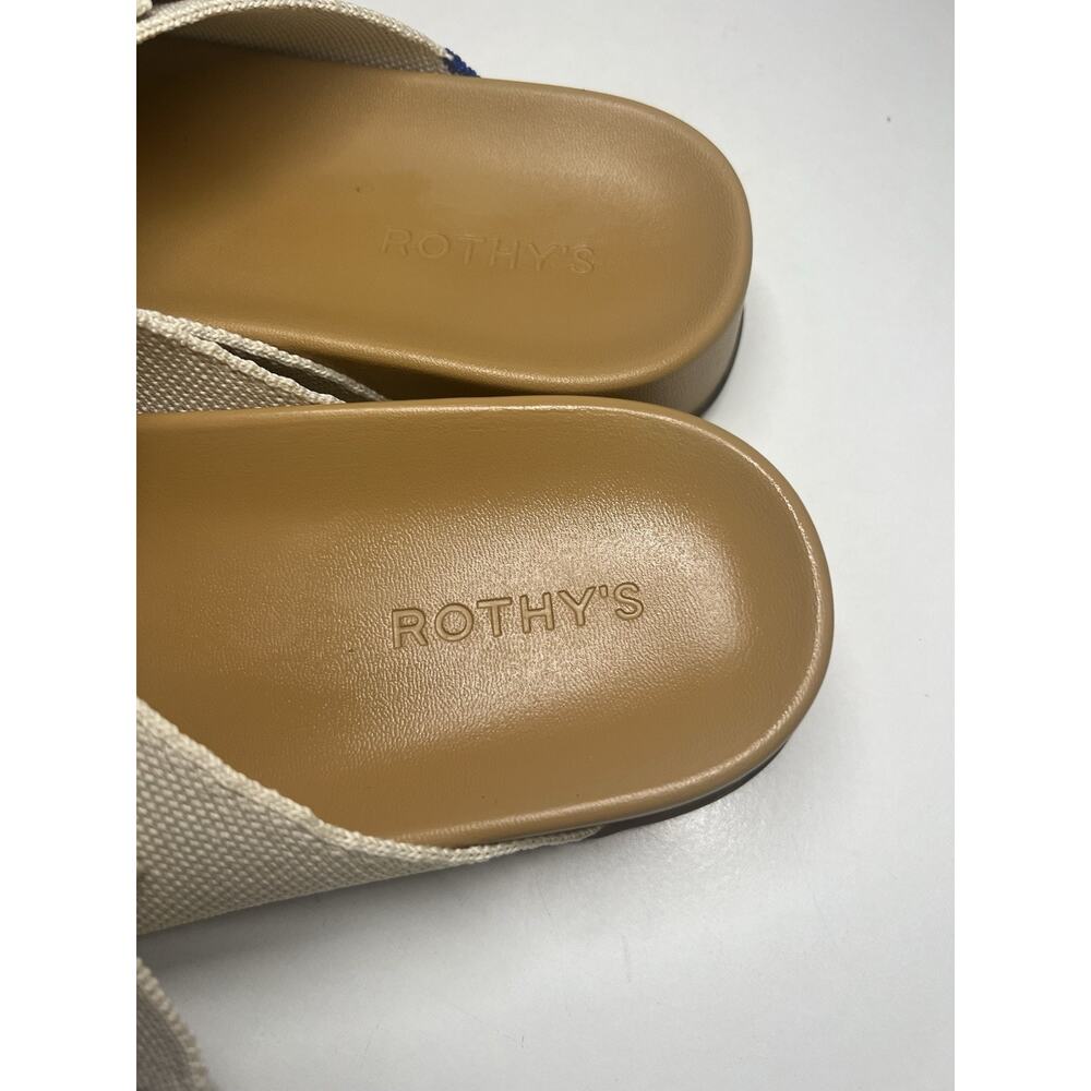 Rothy’s The Buckle Slide In Sea Salt W8.5 - Picture 3 of 15